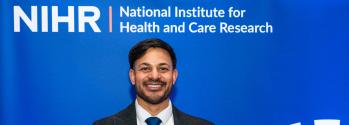 Nuru Noor receiving NIHR award